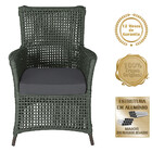 Poltronas Igapó Alumínio Micro Pintura Marrom Corda Náutica E