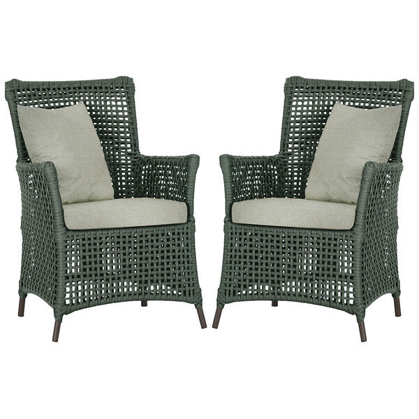 Poltronas Igapó Alumínio Micro Pintura Marrom Corda Náutica E