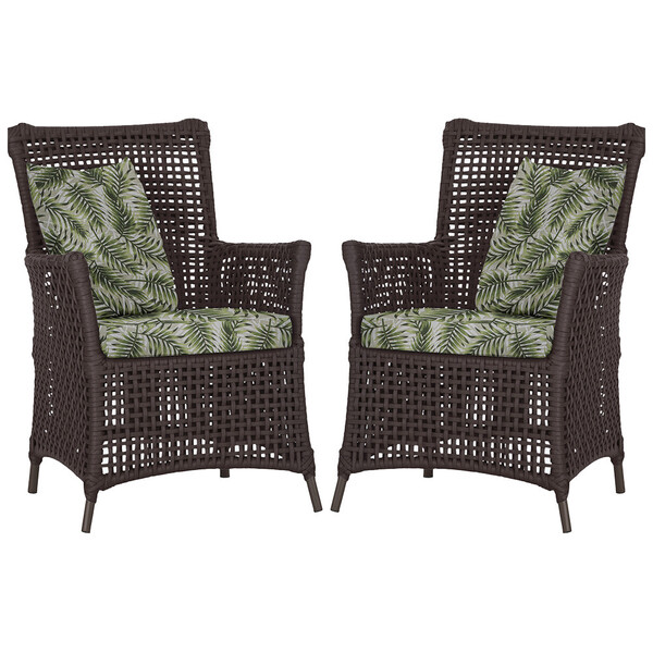 Poltronas Igapó Alumínio Micro Pintura Marrom Corda Náutica E