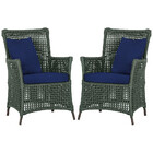 Poltronas Igapó Alumínio Micro Pintura Marrom Corda Náutica E