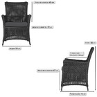 Poltronas Igapó Alumínio Micro Pintura Preta Corda Náutica Es