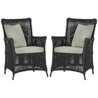 Poltronas Igapó Alumínio Micro Pintura Preta Corda Náutica Es