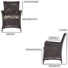 Poltronas Igapó Alumínio Micro Pintura Preta Corda Náutica Es