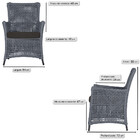 Poltronas Igapó Alumínio Micro Pintura Preta Corda Náutica Es