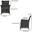 Poltronas Igapó Alumínio Micro Pintura Preta Corda Náutica Es