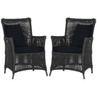 Poltronas Igapó Alumínio Micro Pintura Preta Corda Náutica Es