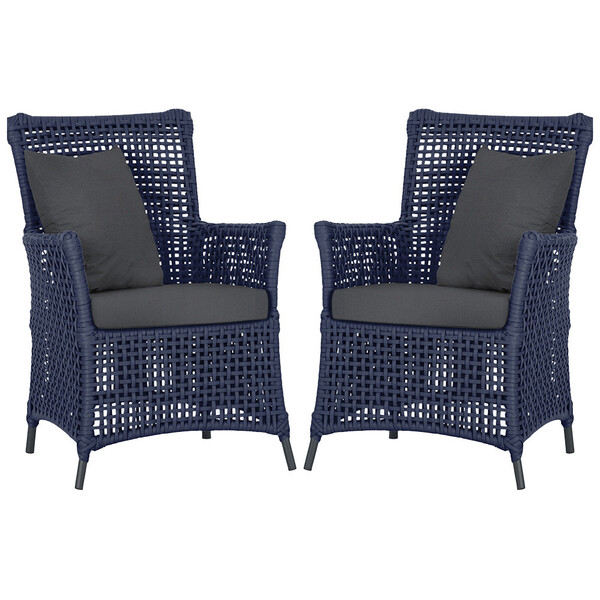 Poltronas Igapó Alumínio Micro Pintura Preta Corda Náutica Es