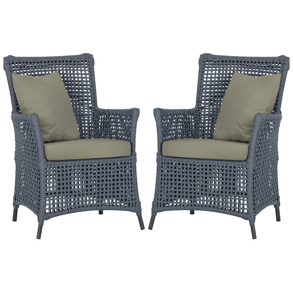 Poltronas Igapó Alumínio Micro Pintura Preta Corda Náutica Es