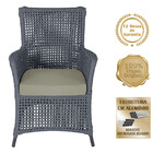 Poltronas Igapó Alumínio Micro Pintura Preta Corda Náutica Es