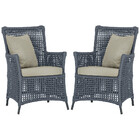 Poltronas Igapó Alumínio Micro Pintura Preta Corda Náutica Es