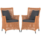 Poltronas Igapó Alumínio Micro Pintura Preta Corda Náutica Es