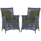 Poltronas Igapó Alumínio Micro Pintura Preta Corda Náutica Es