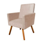 Poltronas Nina Premium Suede Bege