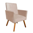 Poltronas Nina Premium Suede Bege