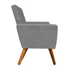 Poltronas Nina Premium Suede Cinza