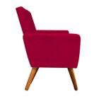 Poltronas Nina Premium Suede Vermelho