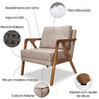 Poltronas Vitória Luxo Compreflex Em Linho