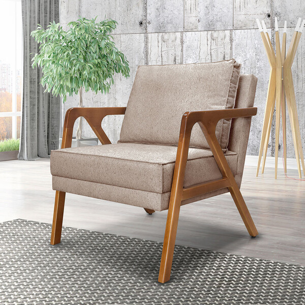 Poltronas Vitória Luxo Compreflex Em Linho