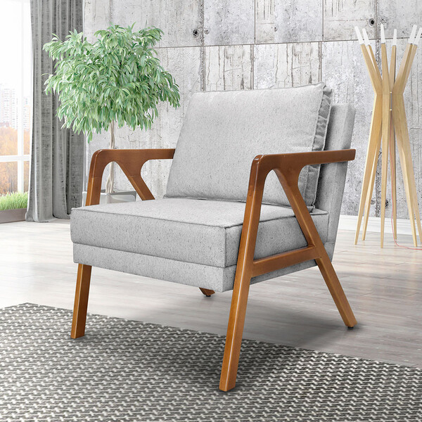 Poltronas Vitória Luxo Compreflex Em Linho