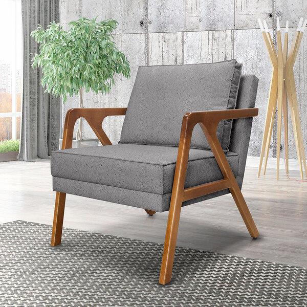 Poltronas Vitória Luxo Compreflex Em Linho