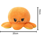 Polvo Reversível Bipolar De Pelúcia Humor Feliz E Bravo 2 Em