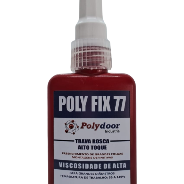 Poly Fix 77 - Trava Rosca Alto Torque - Caixa Com 6 Unidades