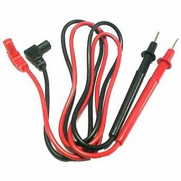 Ponta De Prova De Teste P/ Multímetro 90º C/ Mola Encapada -