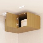 Ponte Canto Linear Modular 96cm 1 Porta Jade Cabecasa Madeira