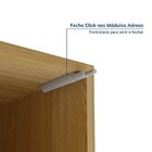 Ponte Canto Linear Modular 96cm 1 Porta Jade Cabecasa Madeira