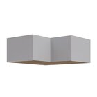 Ponte Canto Reto Modular 95cm 2 Portas Jade Cabecasa Madeiram