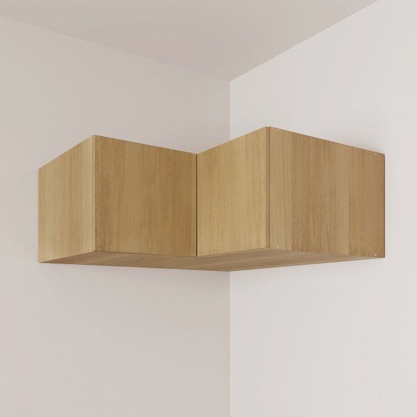 Ponte Canto Reto Modular 95cm 2 Portas Jade Cabecasa Madeiram