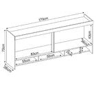 Ponte Casal 170cm Modena 74000 Demobile