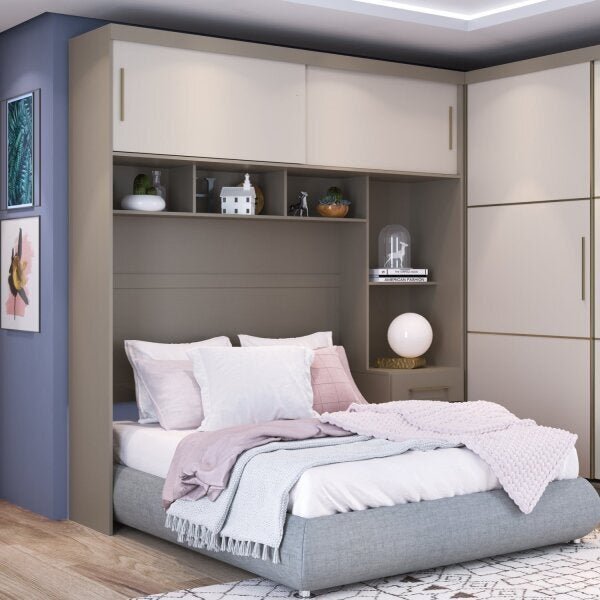 Ponte Casal 2 Portas De Correr 1 Gaveta 6 Nichos Classic  Niq