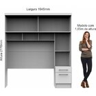 Ponte Casal 2 Portas De Correr 1 Gaveta 6 Nichos Classic  Niq