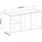 Ponte Modulada Casal 3 Portas Elegance  Angelin/blanc