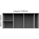 Ponte Modulada Queen 3 Portas Elegance  Níquel/níquel