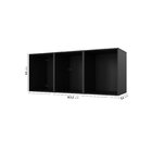 Ponte Modular 3 Portas Hera Cabecasa Madeiramadeira Preto