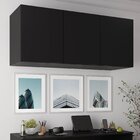 Ponte Modular 3 Portas Hera Cabecasa Madeiramadeira Preto