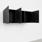 Ponte Modular 3 Portas Hera Cabecasa Madeiramadeira Preto