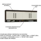 Ponte Solteiro Ou Casal Modulada 4 Portas 26511x42 Amendoa Of