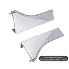 Ponteira Acabamento Para Puxador Facetato Perfil 18mm Moveis