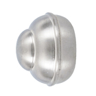 Ponteira Bola Aço Escovado 28mm