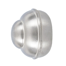 Ponteira Bola Aço Escovado 28mm