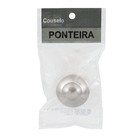 Ponteira Bola Aço Escovado 28mm