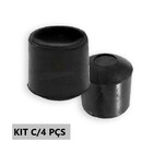 Ponteira De Borracha Sapata 5/8 Para Pé De Cadeira 4 peças