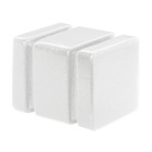 Ponteira Domélia Madeira Branca 32mm Santone