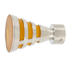 Ponteira Egito Aço Escovado 28mm