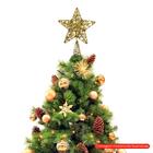 Ponteira Estrela De Árvore De Natal Dourada 25cm - Casambiente