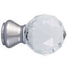 Ponteira Galax Cristal Aço Prata 28mm Vettra