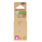 Ponteira para Móveis Redondo Plástico 16mm Transparente Standers